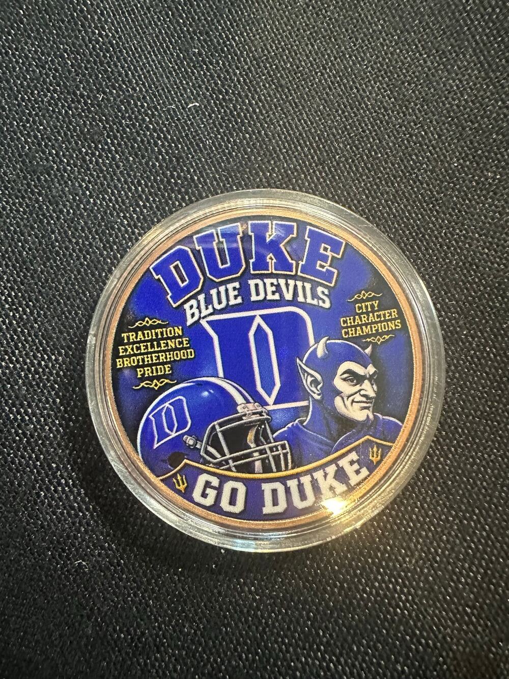 Duke Blue Devils 1 oz Copper Coin Collectible NCAA Basketball Football Blue Dev
